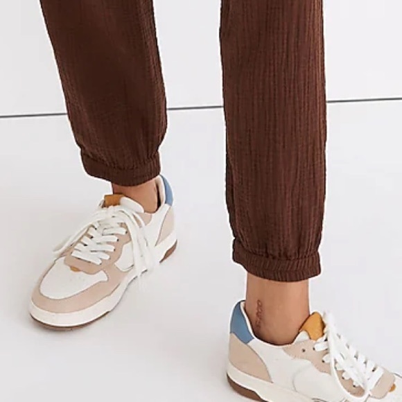 EUC Madewell Lightspun Gauze Tapered Leg Blue Jumpsuit - Picture 8 of 8